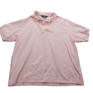 Outer Banks Polo Shirt Mens Extra Large‎ Pink Short Sleeve 100% Cotton Classic